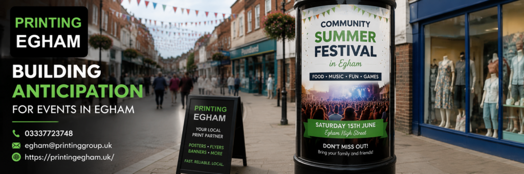 Building Anticipation for Events in Egham
